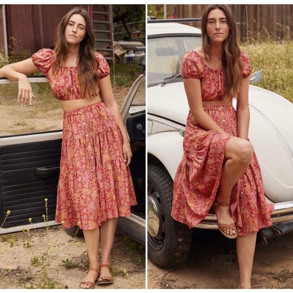 Christy Dawn Midi Skirt / Margot / Thulian Floral XS Small